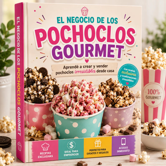 EL NEGOCIO DE LOS POCHOCLOS GOURMET + 7 BONOS DE REGALO