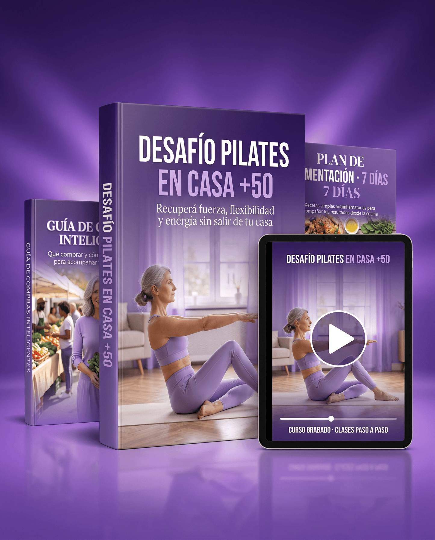 Desafío de pilates +50 | + 2 BONOS GRATIS